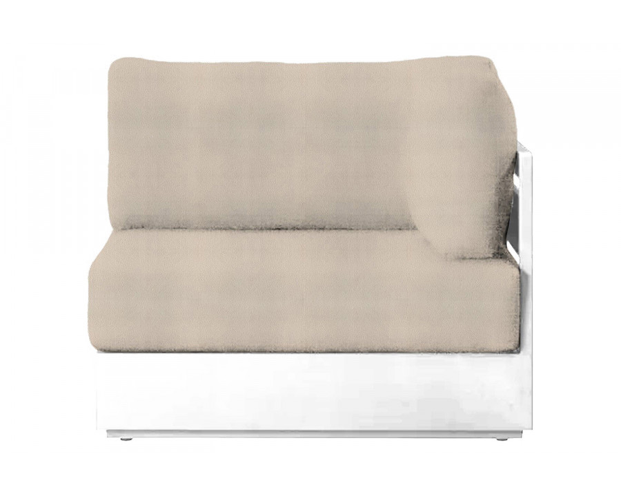 Harbour Hayman Corner - Aluminum White, Riviera Sand