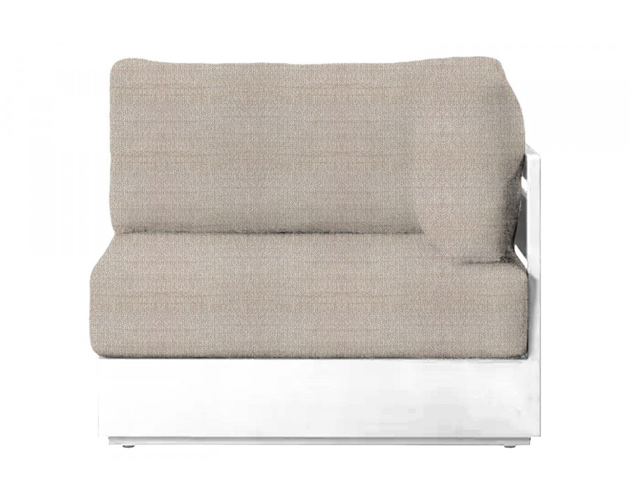 Harbour Hayman Corner - Aluminum White, Siesta Taupe