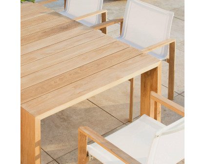 Harbour Hayman Teak Dining Table 81" - Teak Natural