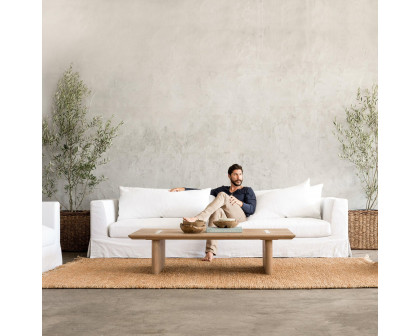 Harbour Kos 3.5 Seat Sofa - Harbour Belgian Linen Cement