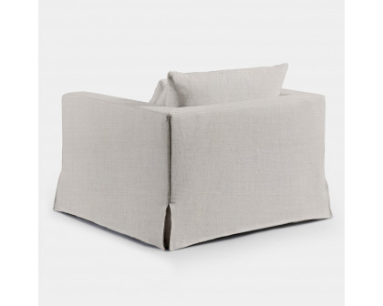 Harbour Kos Lounge Chair - Harbour Belgian Linen Cement