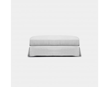 Harbour Kos Ottoman - Harbour Belgian Linen Black