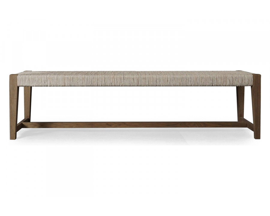 Harbour Lara Bench - Cracked Oak Natural