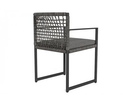 Harbour Loop Dining Chair - Aluminum Asteroid, Cast Slate