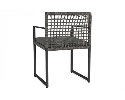 Harbour Loop Dining Chair - Aluminum Asteroid, Cast Slate