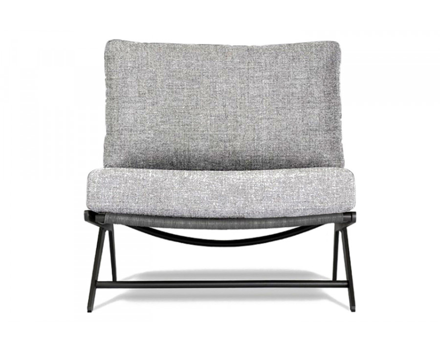 Harbour Loop Easy Chair - Aluminum Asteroid, Panama Cloud