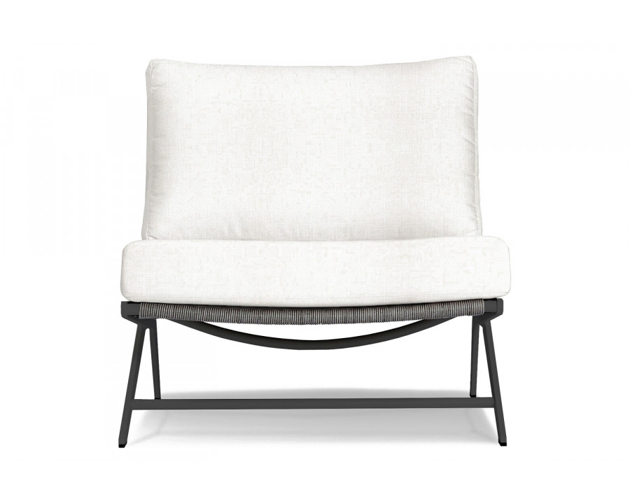 Harbour Loop Easy Chair - Aluminum Asteroid, Siesta Ivory