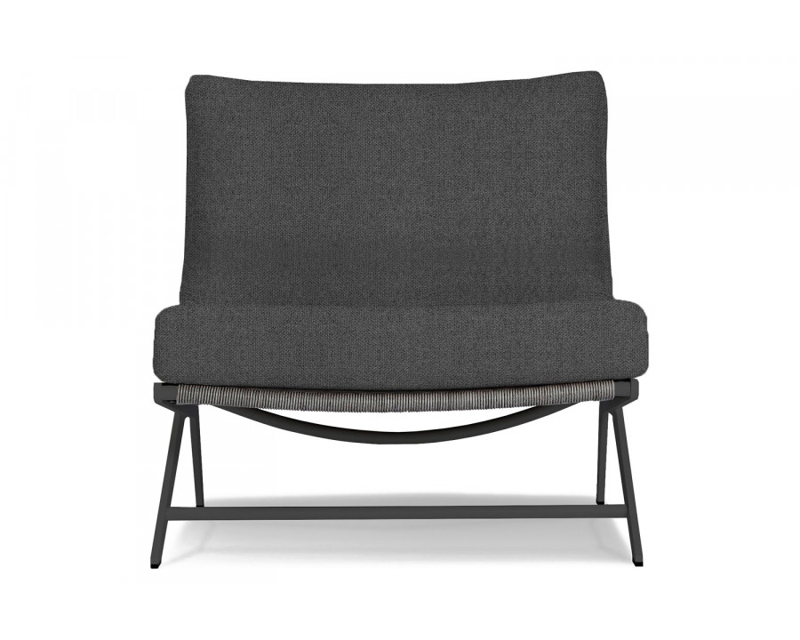 Harbour Loop Easy Chair - Aluminum Asteroid, Siesta Slate