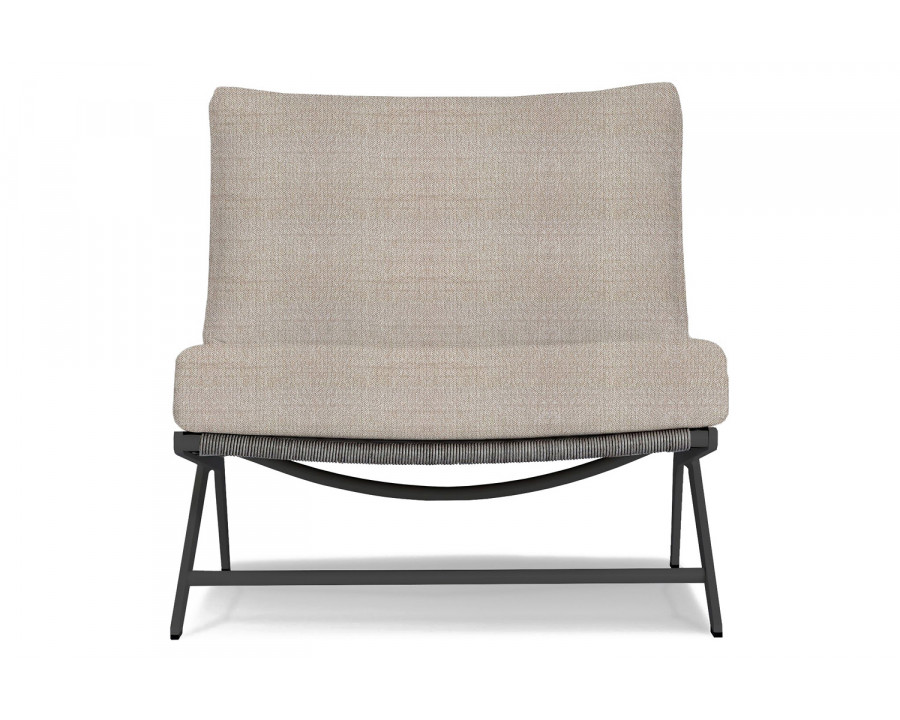 Harbour Loop Easy Chair - Aluminum Asteroid, Siesta Taupe