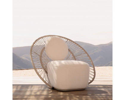 Harbour Maui Lounge Chair - Rope Shell, Panama Blanco