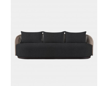 Harbour Milan 3 Seat Sofa - Aluminum Bronze, Lisos Grafito, Twisted Rope Dune