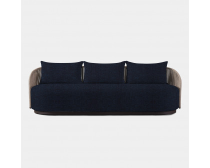 Harbour Milan 3 Seat Sofa - Aluminum Bronze, Lisos Grafito, Twisted Rope Dune