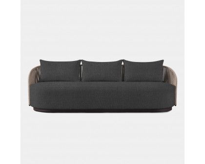 Harbour Milan 3 Seat Sofa - Aluminum Bronze, Lisos Grafito, Twisted Rope Dune