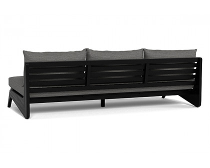 Harbour Mlb 3 Seat Armless Sofa - Teak Charcoal, Panama Cloud