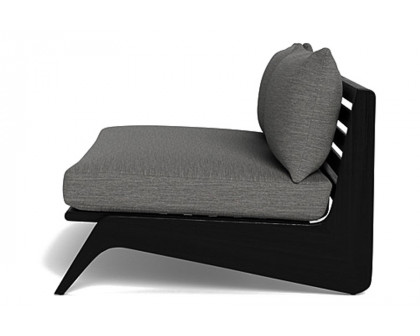 Harbour Mlb 2 Seat Armless Sofa - Teak Charcoal, Copacabana Midnight