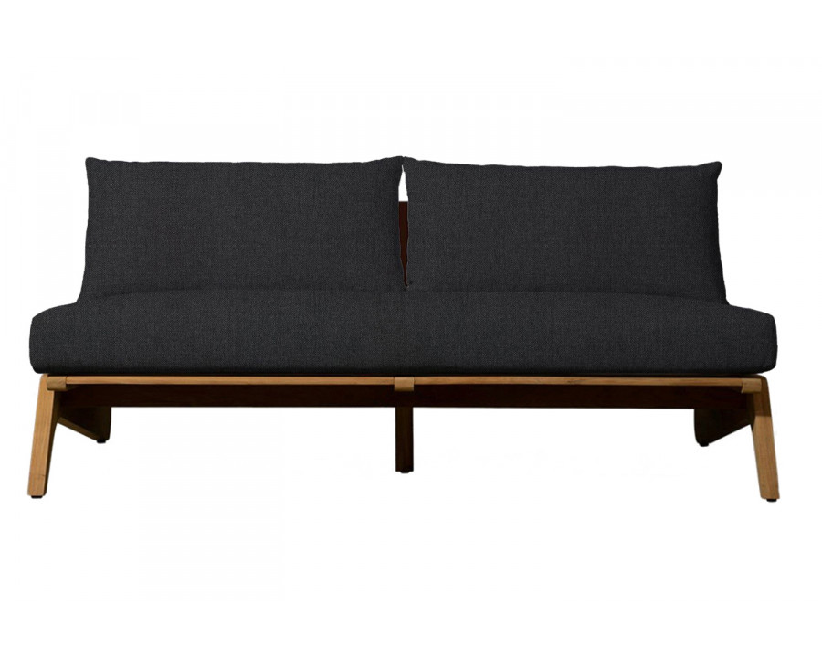 Harbour Mlb 2 Seat Armless Sofa - Teak Natural, Panama Grafito