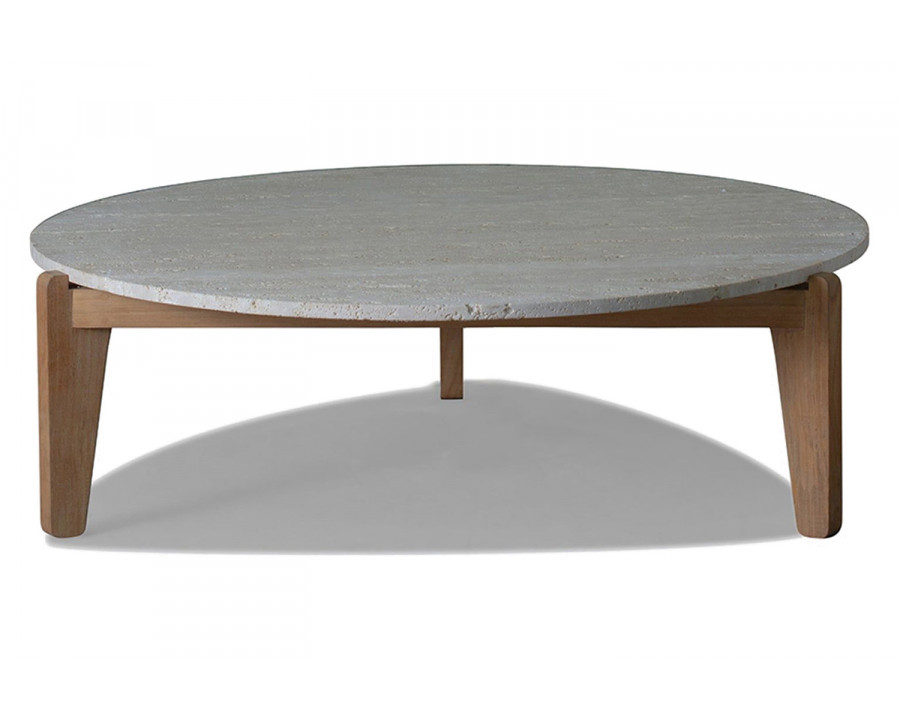 Harbour Mlb Round Coffee Table - Teak Natural