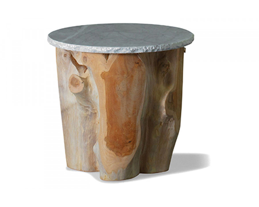 Harbour Mlb Root Side Table - Teak Natural