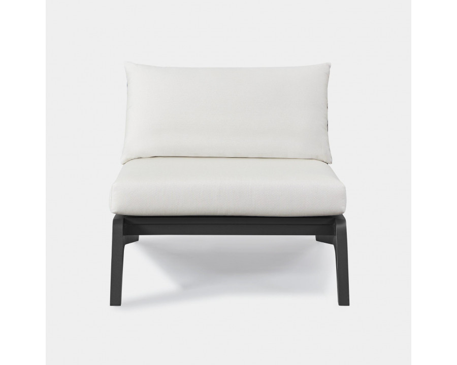 Harbour Mlb Aluminum Easy Chair - Aluminum Asteroid, Panama Blanco