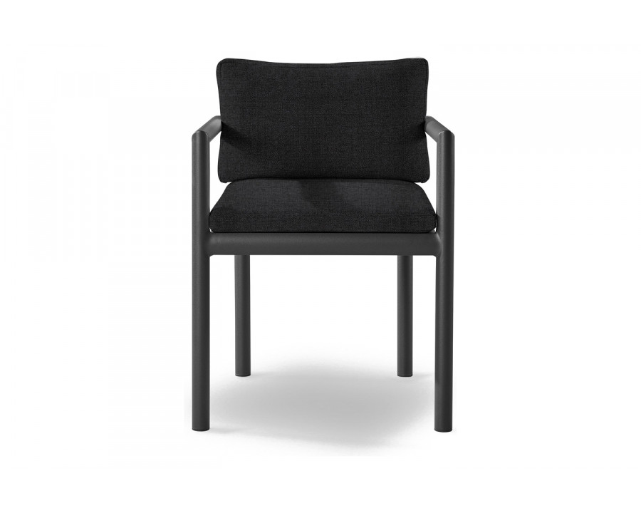 Harbour Moab Dining Chair - Aluminum Asteroid, Copacabana Midnight