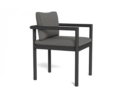 Harbour Moab Dining Chair - Aluminum Asteroid, Panama Cloud