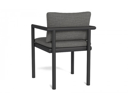 Harbour Moab Dining Chair - Aluminum Asteroid, Panama Cloud