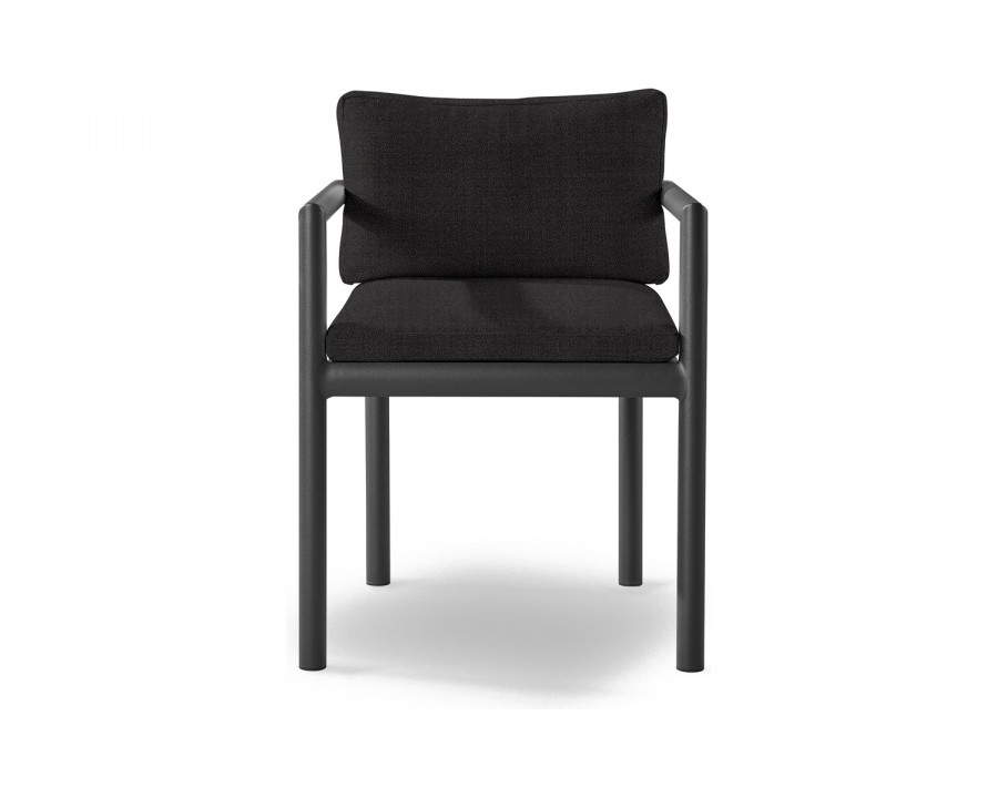 Harbour Moab Dining Chair - Aluminum Asteroid, Riviera Slate