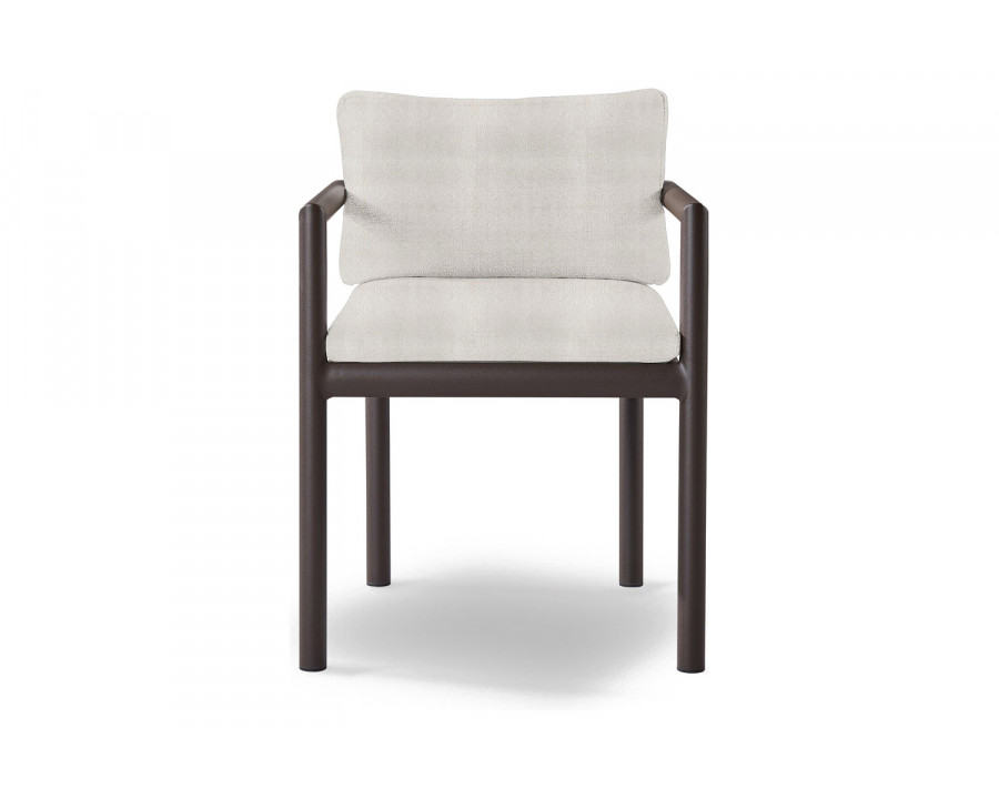 Harbour Moab Dining Chair - Aluminum Bronze, Riviera Ivory