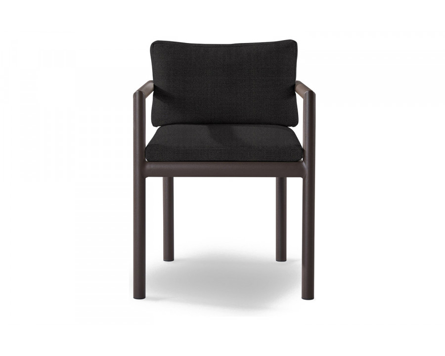 Harbour Moab Dining Chair - Aluminum Bronze, Riviera Slate