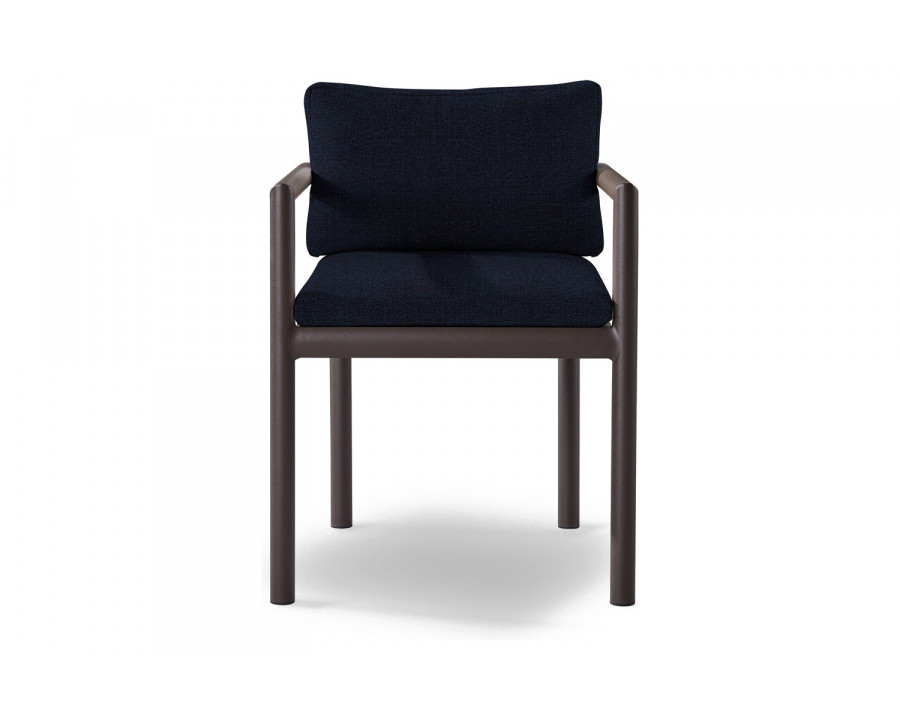 Harbour Moab Dining Chair - Aluminum Bronze, Siesta Indigo