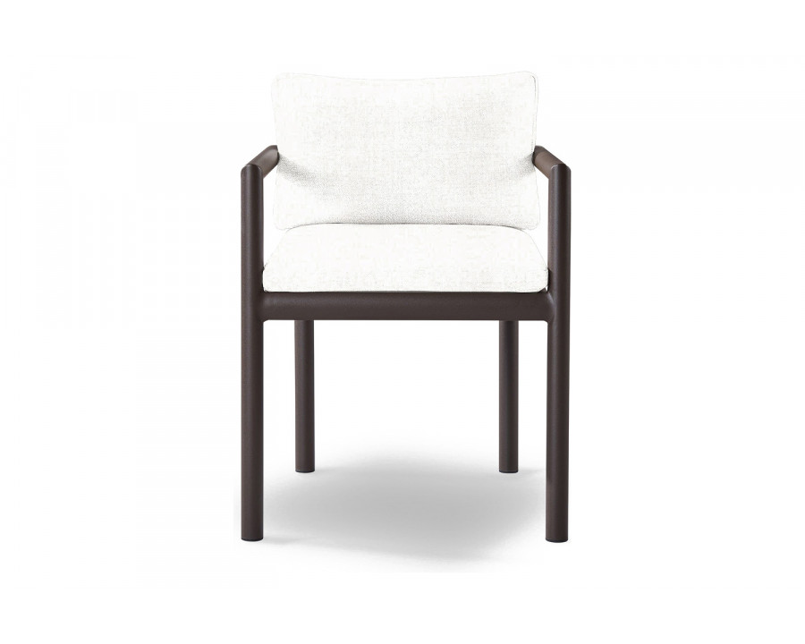 Harbour Moab Dining Chair - Aluminum Bronze, Siesta Ivory