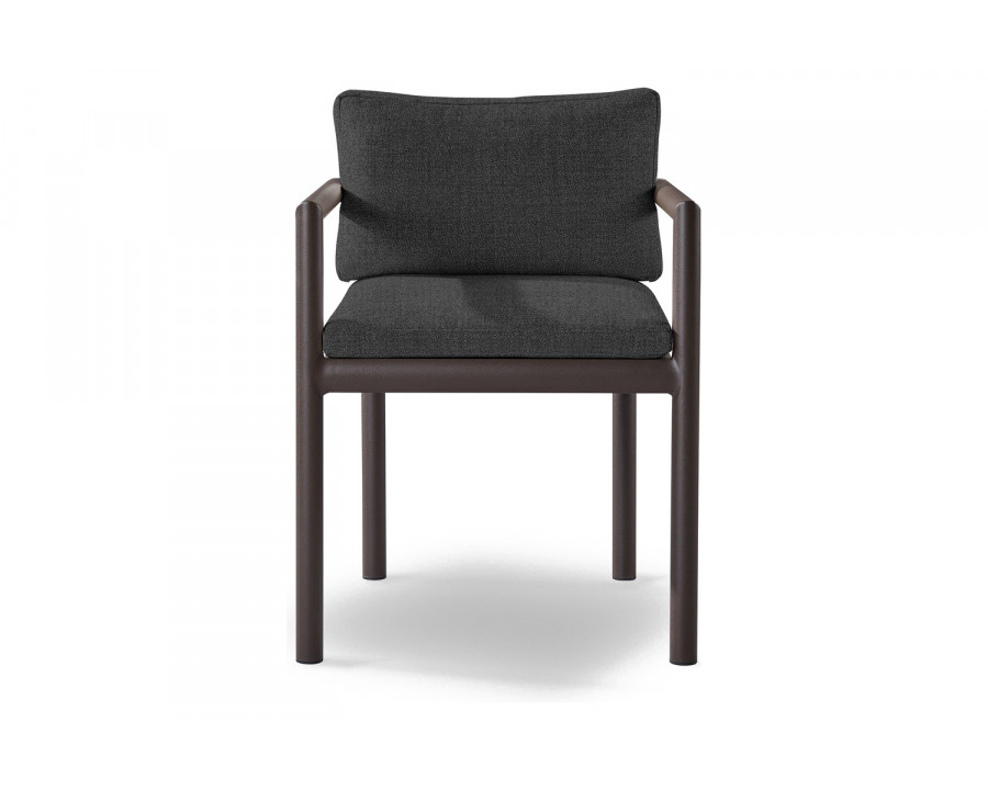 Harbour Moab Dining Chair - Aluminum Bronze, Siesta Slate