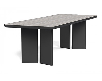 Harbour Moab 107" Rectangle Dining Table - Aluminum Asteroid