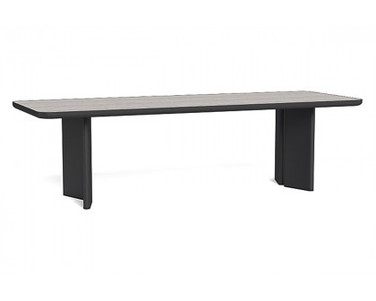 Harbour Moab 107" Rectangle Dining Table - Aluminum Asteroid