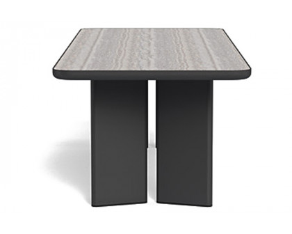 Harbour Moab 107" Rectangle Dining Table - Aluminum Asteroid