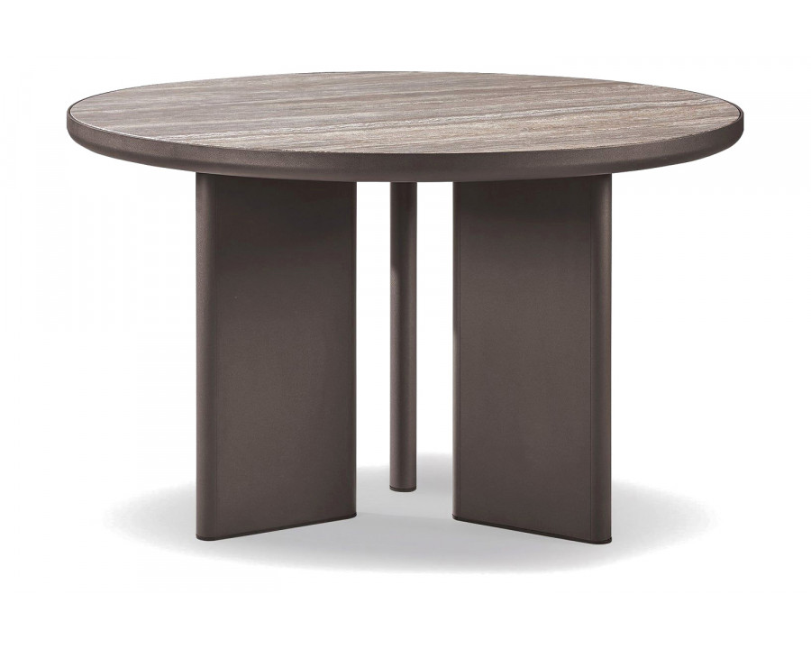 Harbour Moab 48" Round Dining Table - Aluminum Bronze