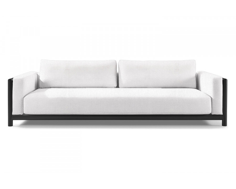 Harbour Moab Sofa 108" - Aluminum Asteroid, Panama Blanco