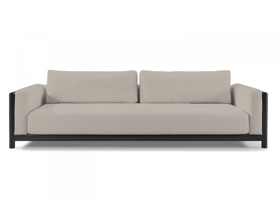 Harbour Moab Sofa 108" - Aluminum Asteroid, Panama Marble