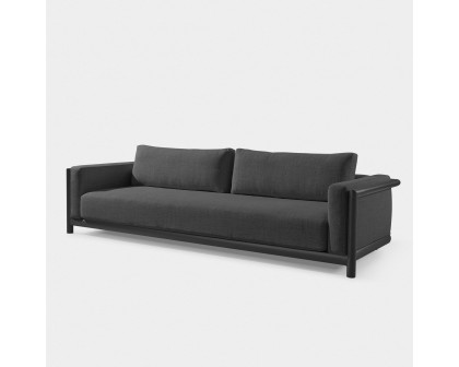 Harbour Moab Sofa 108" - Aluminum Asteroid, Siesta Indigo