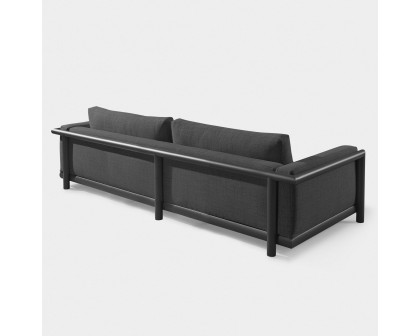 Harbour Moab Sofa 108" - Aluminum Asteroid, Siesta Indigo