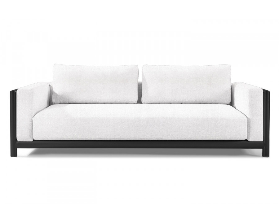 Harbour Moab Sofa 90" - Aluminum Asteroid, Panama Blanco