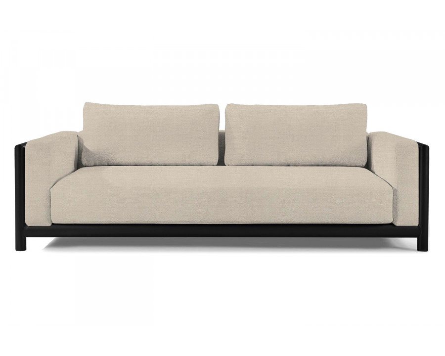 Harbour Moab Sofa 90" - Aluminum Asteroid, Panama Marble