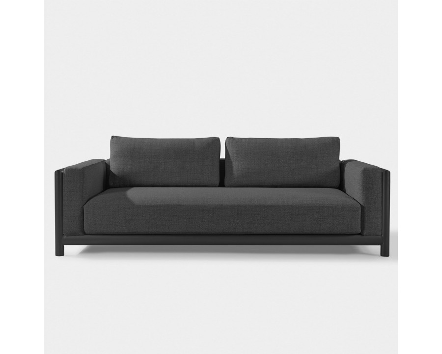 Harbour Moab Sofa 90" - Aluminum Asteroid, Siesta Indigo