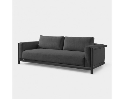 Harbour Moab Sofa 90" - Aluminum Asteroid, Siesta Indigo