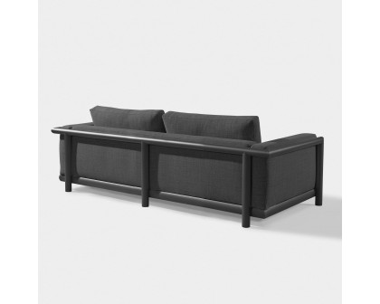 Harbour Moab Sofa 90" - Aluminum Asteroid, Siesta Indigo