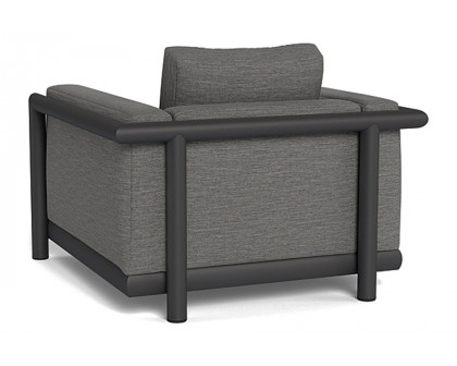 Harbour Moab Lounge Chair - Aluminum Asteroid, Copacabana Midnight