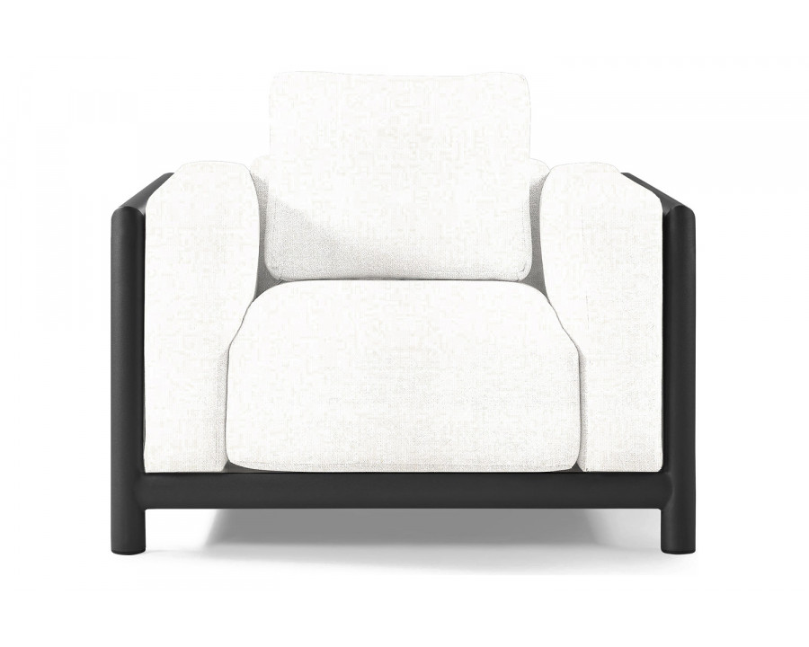 Harbour Moab Lounge Chair - Aluminum Asteroid, Riviera Ivory