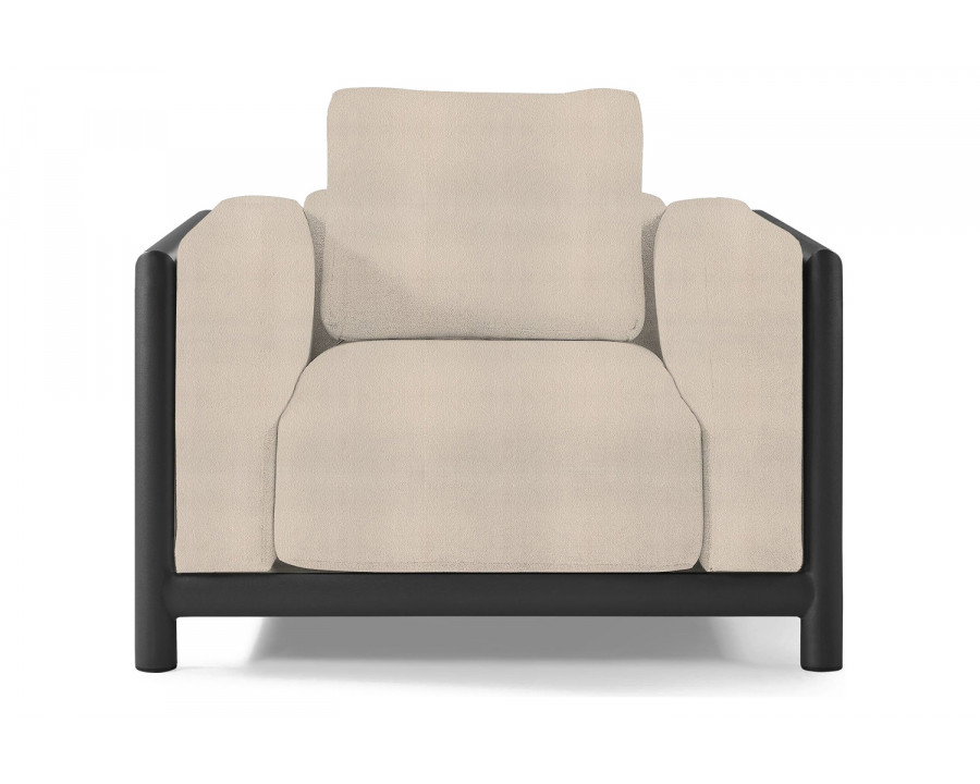 Harbour Moab Lounge Chair - Aluminum Asteroid, Riviera Sand