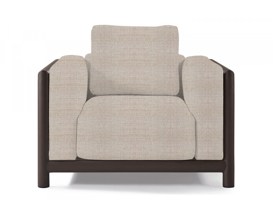 Harbour Moab Lounge Chair - Aluminum Bronze, Siesta Taupe