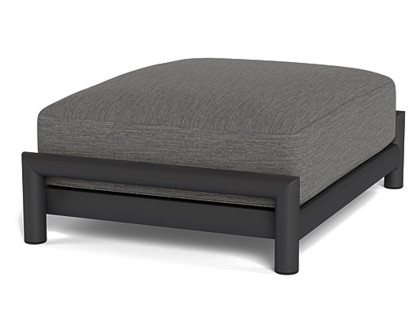 Harbour Moab Ottoman - Aluminum Asteroid, Copacabana Midnight